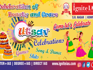 “Utsav” - A Celebration to re-Unite Talent through Festivities @ Ignite IAS / HYD
