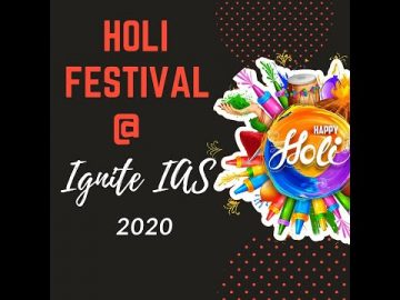 HOLI CELEBRATIONS @ IGNITE IAS 2020